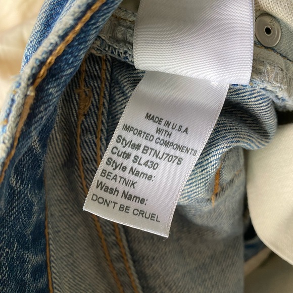 SLVRLAKE Beatnik high rise slim fit jeans size 28 in Don’t be Cruel MSRP $299 - Picture 7 of 7